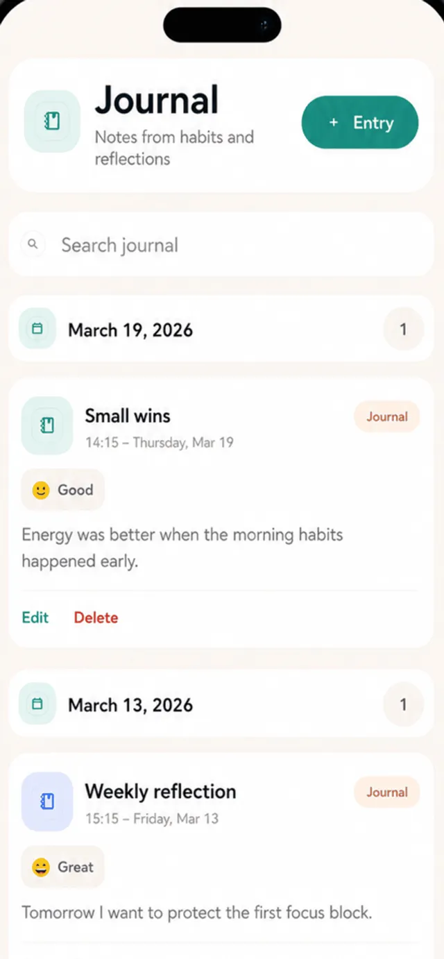 Stediq: Journal